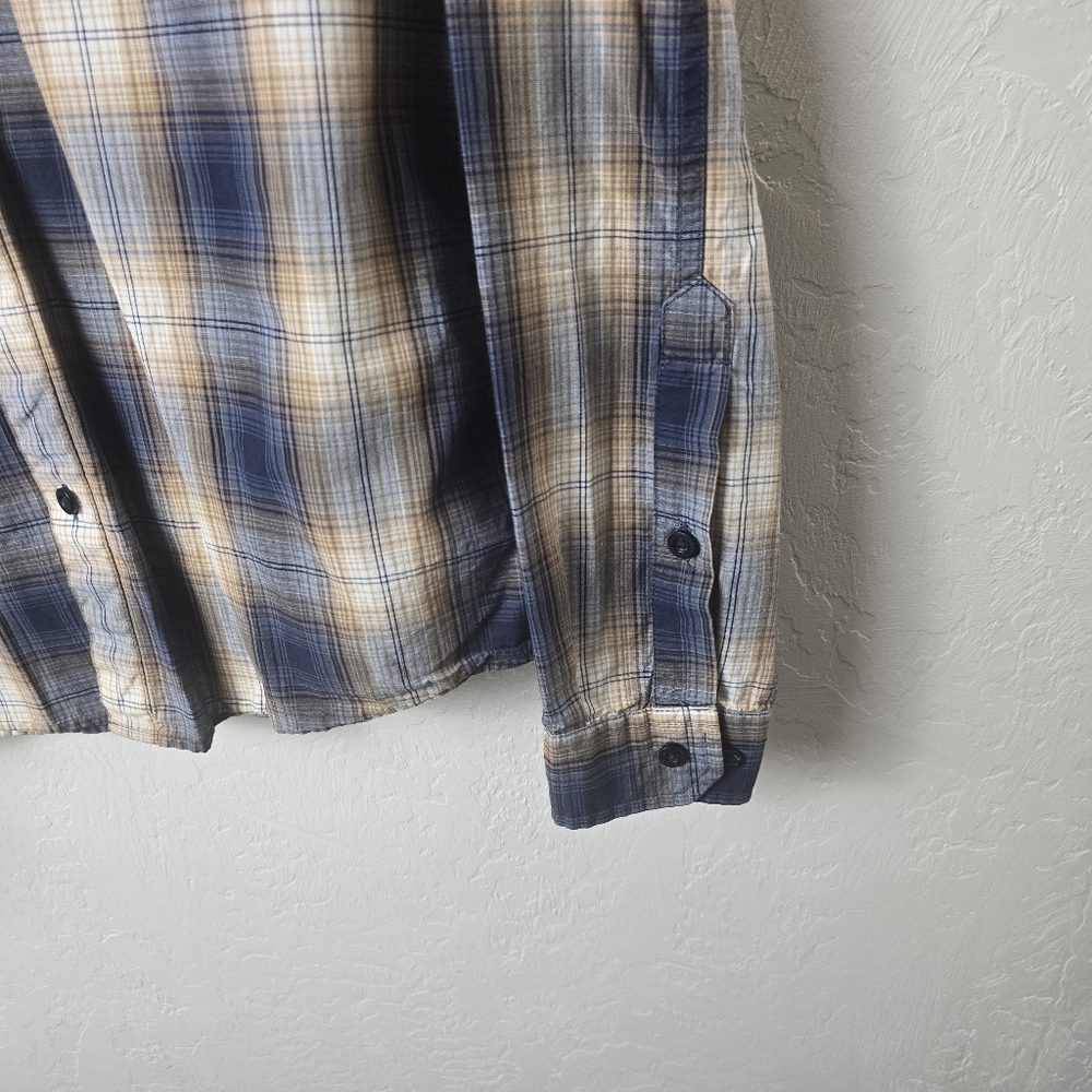 Patagonia Organic Cotton Western Plaid Cowboy Outdoor Causal Everyday Rodeo S - Picture 13 of 14